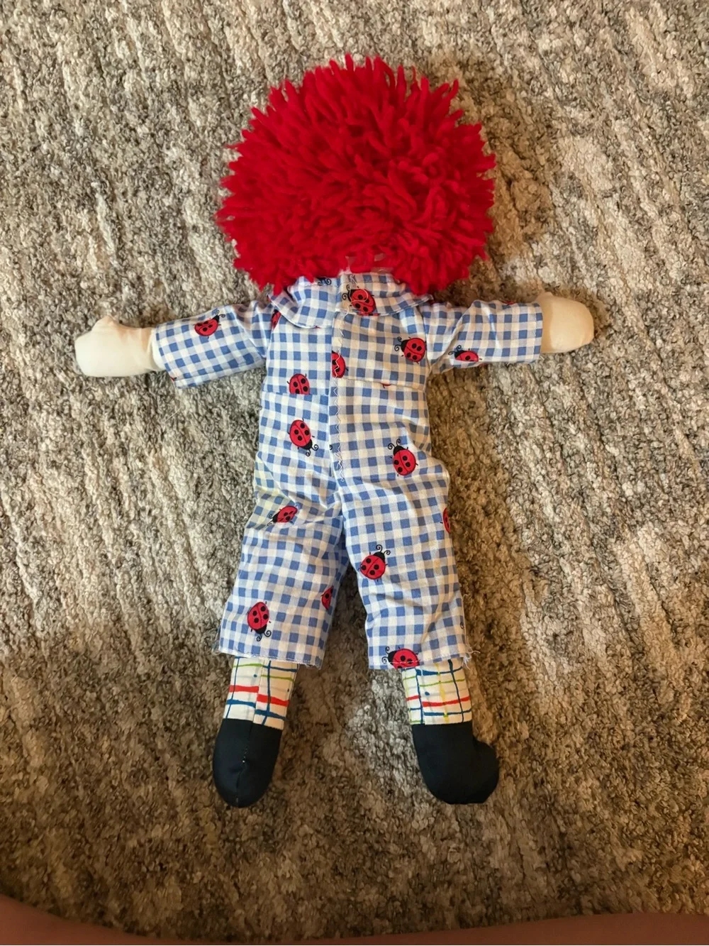 Vintage homemade Raggedy Ann and Andy Dolls